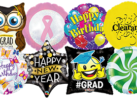 Foil Balloons - Birthdays, Graduation, New Year, Sales and Promotional