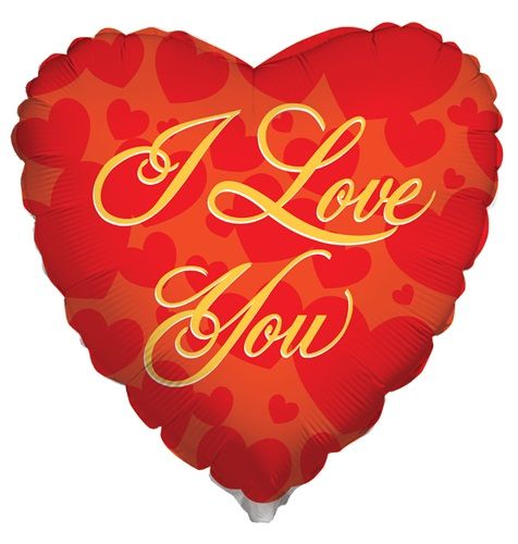 Heart Balloon I Love You (18 inch) Heart Balloon I Love You (18 inch)
