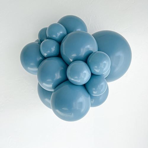 24 inch TUFTEX Blue Slate Latex Balloons