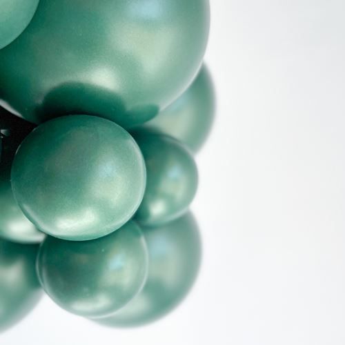 17 inch TUFTEX Metallic Forest Green Latex Balloons 17 inch TUFTEX Metallic Forest Green Latex Balloons