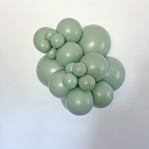 5 inch Tuf-Tex Meadow (Pearl Eucalyptus) Latex Balloons - 50 CT