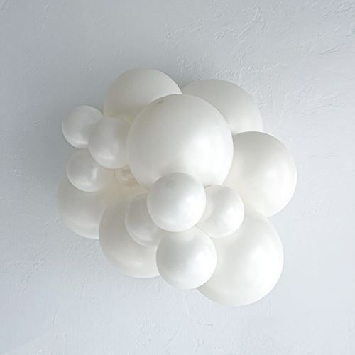 17 inch TUFTEX Sugar (Pearl White) Latex Balloons