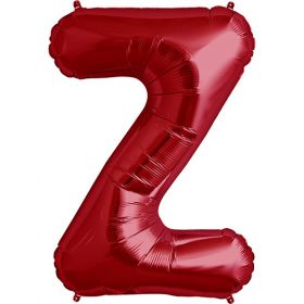 34 inch Red Letter Z Foil Mylar Balloon