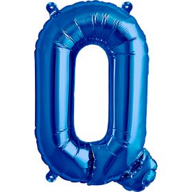 16 inch Northstar Blue Letter Q Foil Mylar Balloon