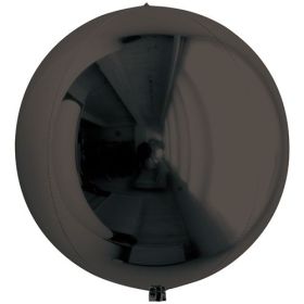 10 inch SAG Black Foil Mirror Ball - 10 ct
