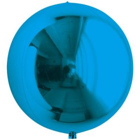 24 inch SAG Blue Foil Mirror Ball - 1 ct