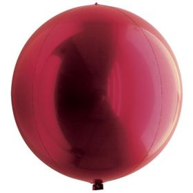 20 inch SAG Wine Red Foil Mirror Ball