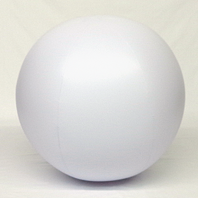 5 foot White Vinyl Display Ball