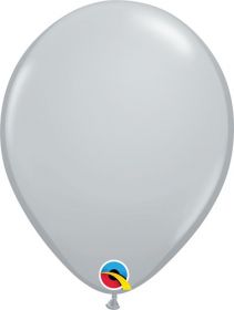 16 inch Qualatex Gray Latex Balloons - 50 count
