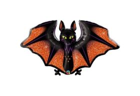 50 inch Qualatex Glitz and Glam Bat Shape Foil Mylar