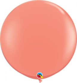 36 inch Qualatex Coral Latex Balloons - 2 count