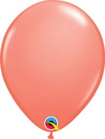 11 inch Qualatex Coral Latex Balloons - 100 count