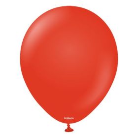 12 Inch Kalisan Standard Red Latex Balloons - XL 500 CT