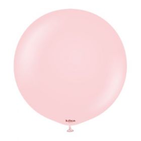24 inch Kalisan Macaron Pink Latex Balloons - 2 ct