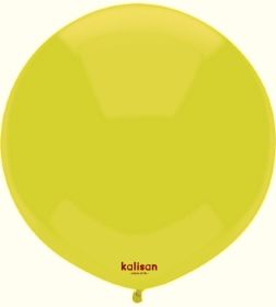 24 inch Kalisan Standard Lime Green Latex Balloons - 2 CT