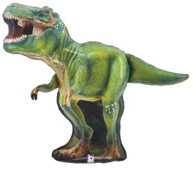 37 inch Betallic Dinosaur Shape Foil Balloon - Pkg