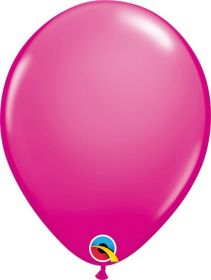 11 inch Qualatex Wild Berry Latex Balloons - 100 count
