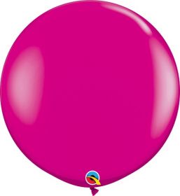36 inch Qualatex Wild Berry Latex Balloons - 2 count