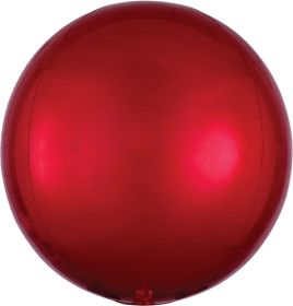 15 Inch Anagram Red Orbz Foil Balloon
