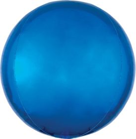 15 Inch Anagram Blue Orbz Foil Balloon