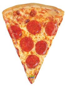 29 inch Betallic Mighty Pizza Shape Foil Balloon - Pkg