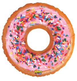 26 inch Betallic Mighty Donut Shape Foil Balloon - Pkg