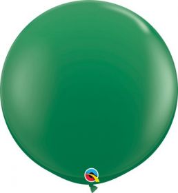 36 inch Qualatex Green Latex Balloons - 2 count