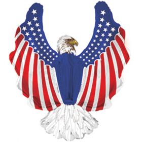 36 inch Patriotic Eagle Shape Foil Balloon