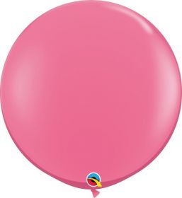 36 inch Qualatex Rose Latex Balloons - 2 count