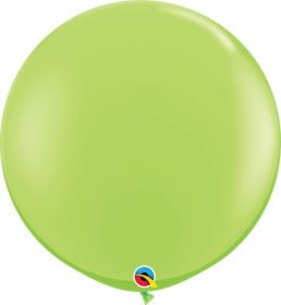 36 inch Qualatex Lime Green Latex Balloons - 2 count