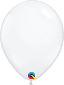 11 inch Qualatex Diamond Clear Latex Balloons - 100 count