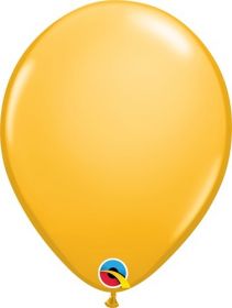 11 inch Qualatex Goldenrod Latex Balloons - 100 count