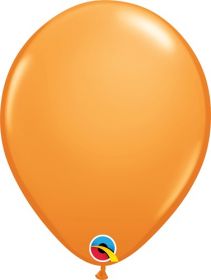 11 inch Qualatex Orange Latex Balloons - 100 count