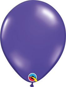 5 inch Qualatex Quartz Purple Latex Balloons - 100 count