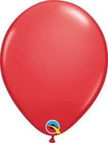11 inch Qualatex Red Latex Balloons - 100 count