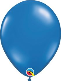 11 inch Qualatex Sapphire Blue Latex Balloons - 100 count