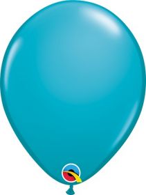 16 inch Qualatex Tropical Teal Latex Balloons - 50 count