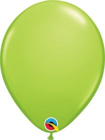 11 inch Qualatex Lime Green Latex Balloons - 100 count