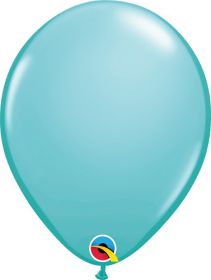11 inch Qualatex Caribbean Blue Latex Balloons - 100 count