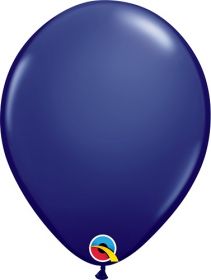5 inch Qualatex Navy Latex Balloons - 100 count