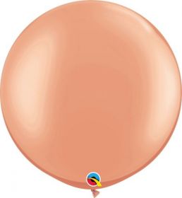 30 inch Qualatex Rose Gold Latex Balloons - 2 count