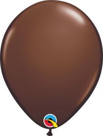 16 inch Qualatex Chocolate Brown Latex Balloons - 50 count
