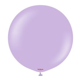 24 inch Kalisan Standard Lilac Latex Balloons  - 2 CT | Balloons Direct