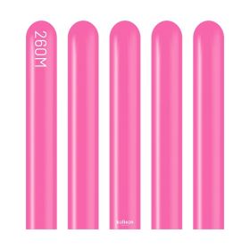 260M Kalisan Standard Fuchsia Latex Balloons - 100CT