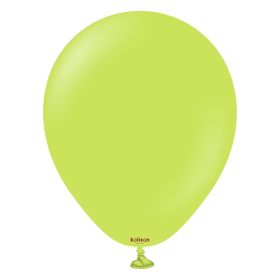 5" KalisanLime Green Latex Balloons