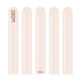 260M Kalisan Standard Pink Blush Latex Balloons - 100CT