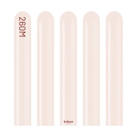 260M Kalisan Standard Pink Blush Latex Balloons - 100CT