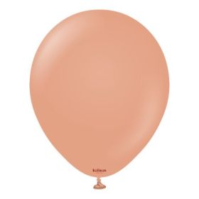 12 inch Kalisan Clay Pink Latex Balloons - 100ct