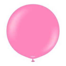 24 Inch Kalisan Standard Queen Pink Latex Balloons - 2 CT