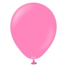 12 Inch Kalisan Standard Queen Pink Latex Balloons - 100CT 